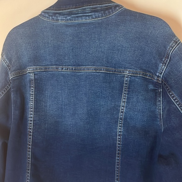 Torrid Dark Blue Denim Jacket size 3 excellent condition preowned - Picture 10 of 10
